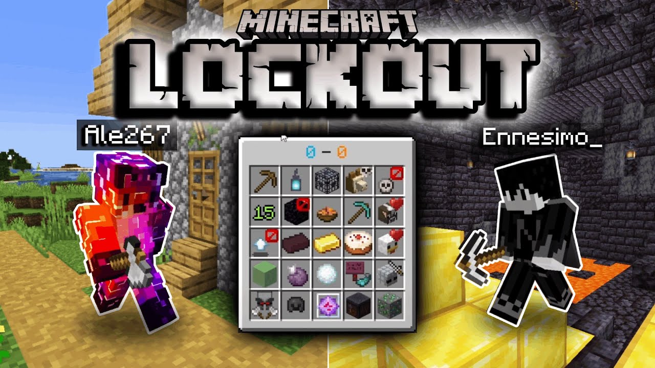Ho sfidato IL MIGLIOR SPEEDRUNNER italiano in un Minecraft Lockout...