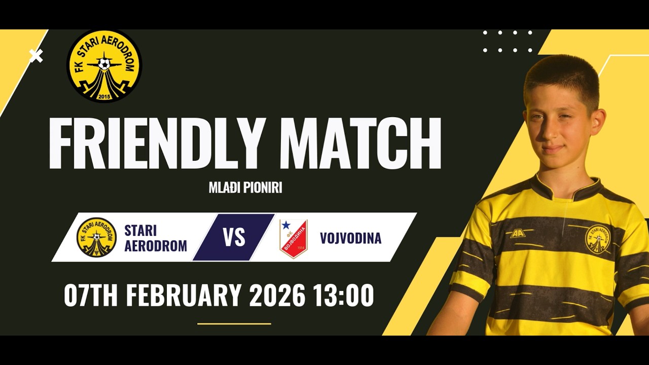 Mlađi pioniri 2012 - FK Stari Aerodrom vs FK Vojvodina (prijateljska)