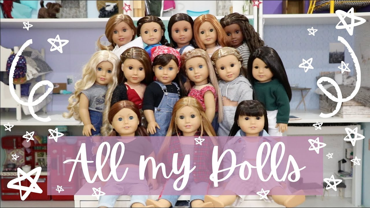 All my American Girl Dolls 2021 | AGcinnamonstudios