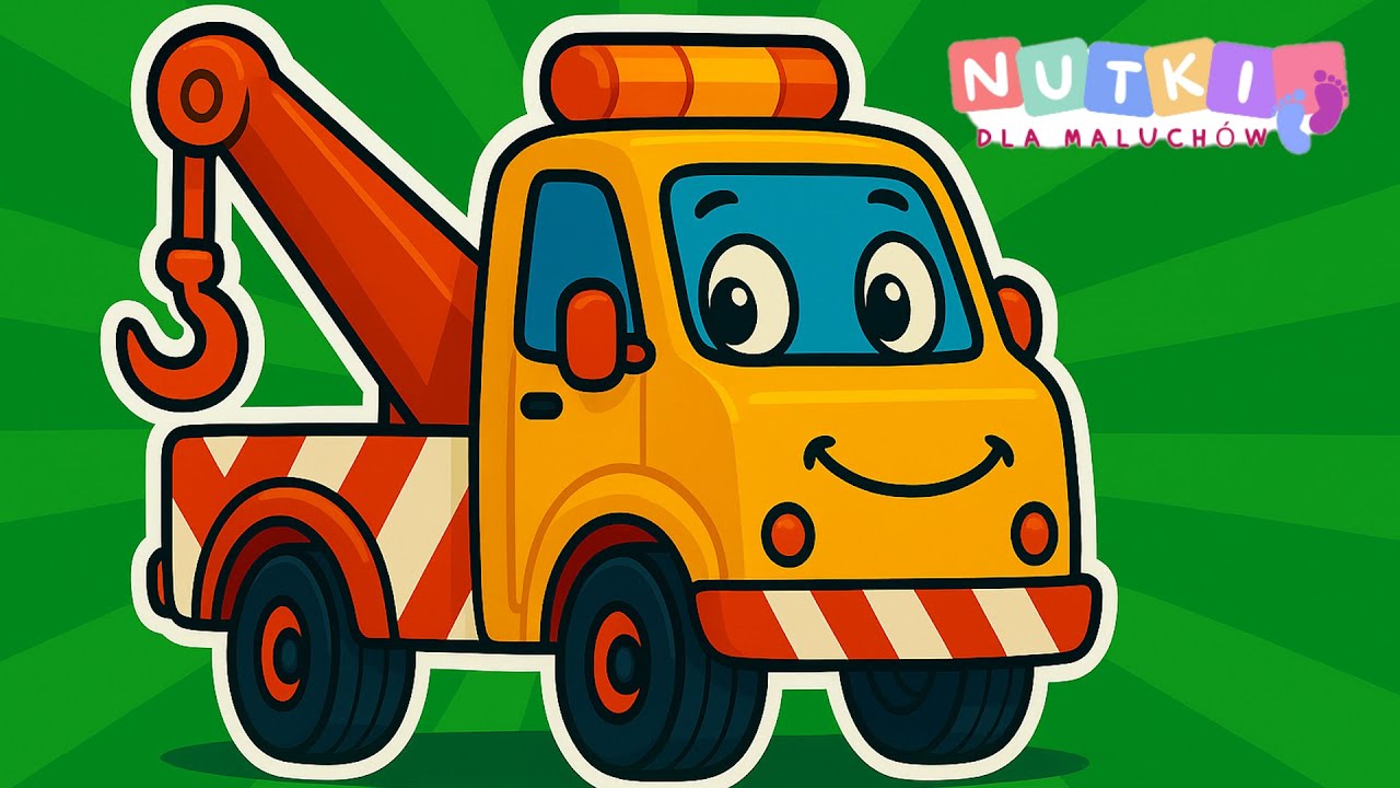 POMOC DROGOWA - Piosenka dla dzieci  🚗🚨🚧  | NutkiDlaMaluch&oacute;w |