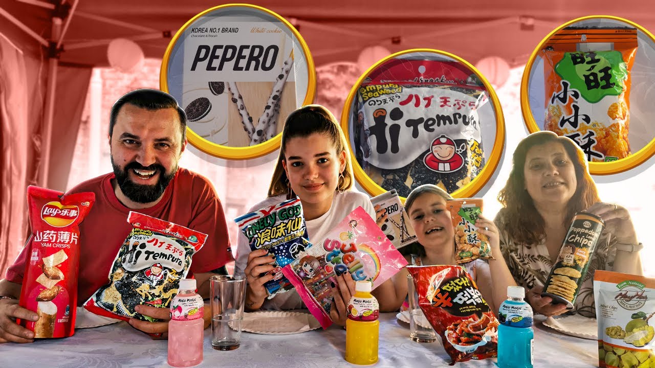 PROVANDO COMIDAS ASIÁTICAS! FAMILIA QUARESMA