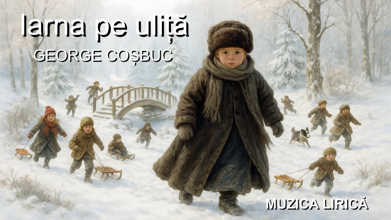 Iarna pe uliță – George Coșbuc | MUZICA LIRICĂ | AI