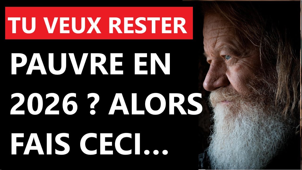 Si Tu Continues À Faire ÇA, Tu Resteras Pauvre en 2026
