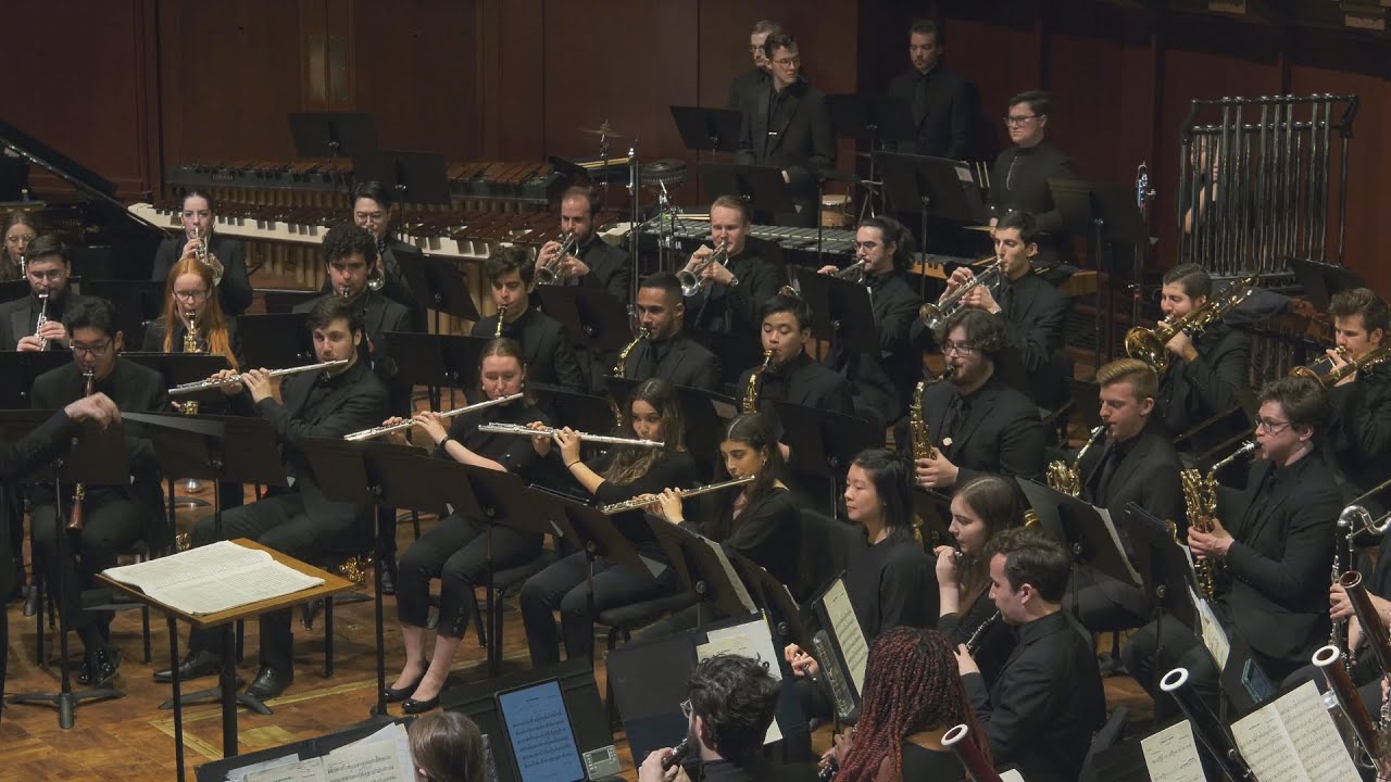 UMich Symphony Band - Warren Benson - The Passing Bell (1974)