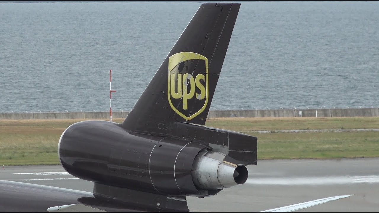 UPS McDonnell Douglas MD-11F N278UP Takeoff from KIX 24L