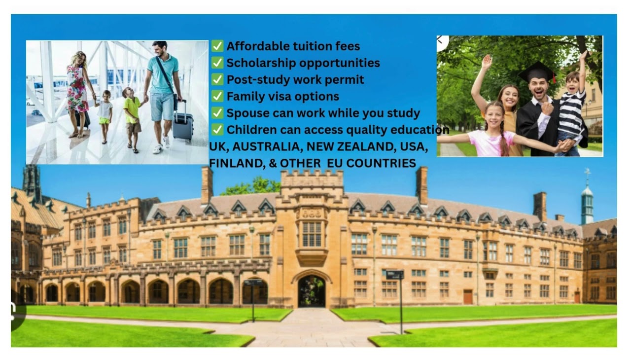 Sri Lankan employed Sri Lankan professionals Dreaming of Studying Abroad With Your Family? ✨