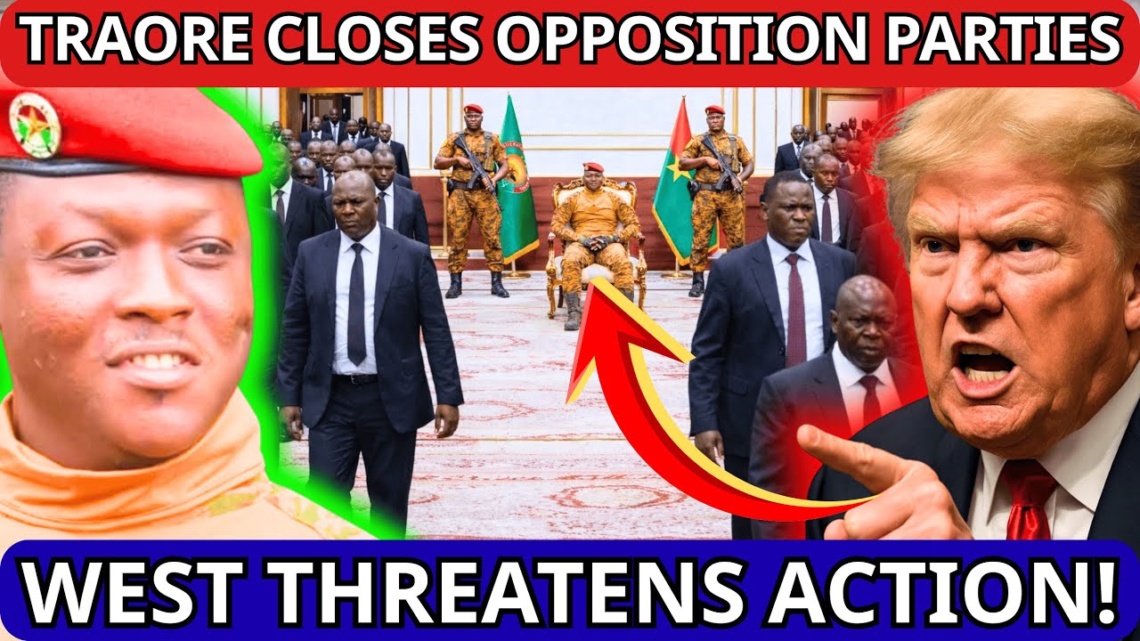 SHOCK: Traore DISSOLVES All Opposition Parties – Western POWERS THREATEN ACTION