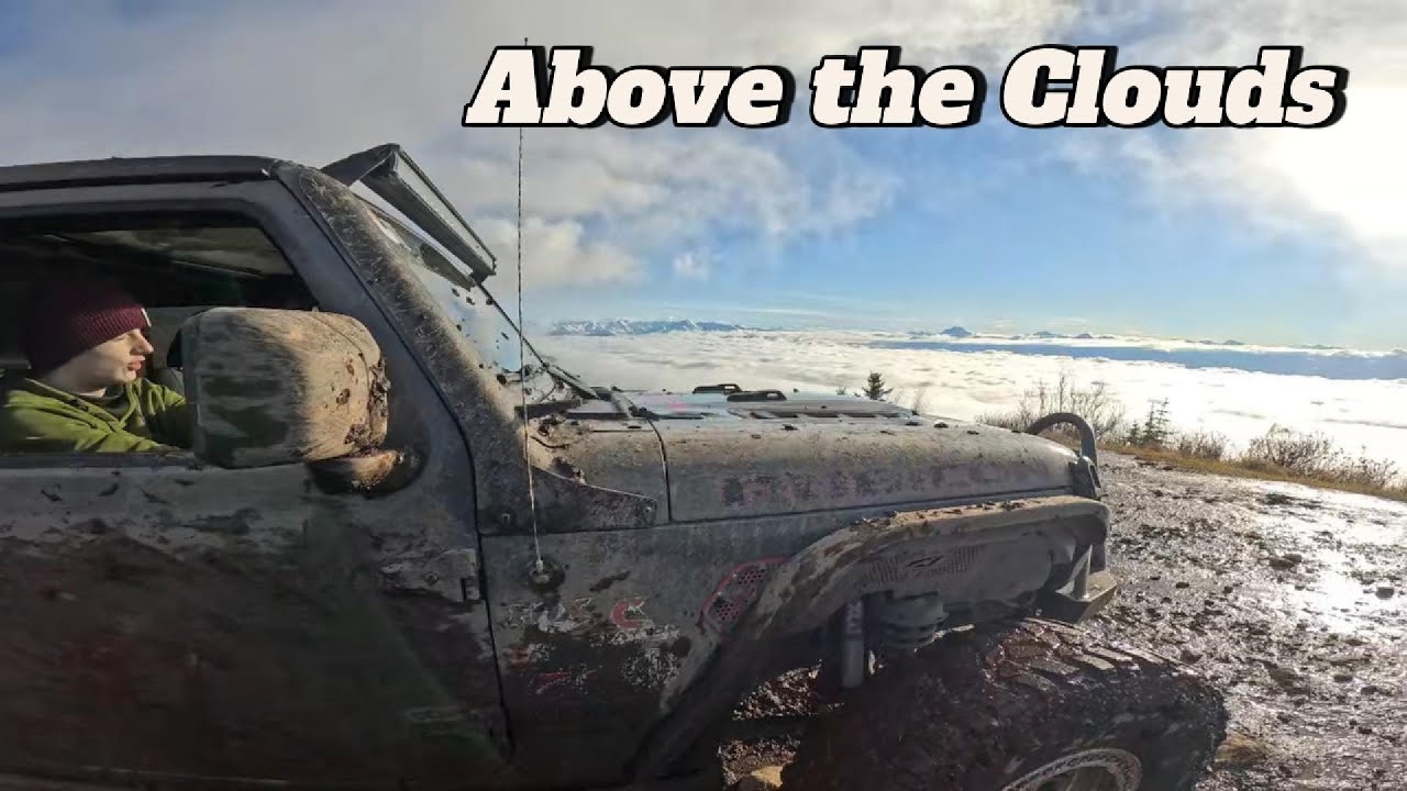 Jeep Rubicon Off-Road Adventure on Bald Mountain Trail in Alaska | Muddy Trail Run