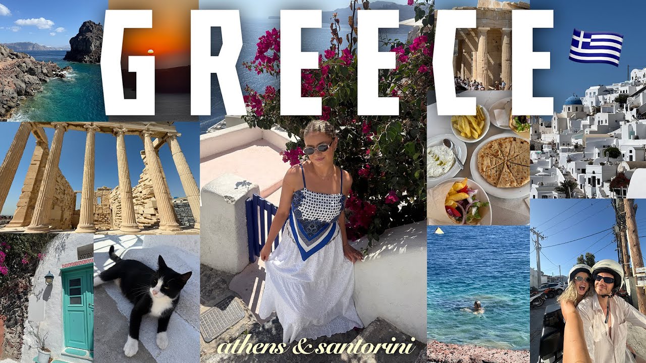 НЕДЕЛЯ В ГРЕЦИИ 🇬🇷 | исследуем Афины и Санторини 🌺🐚✨
