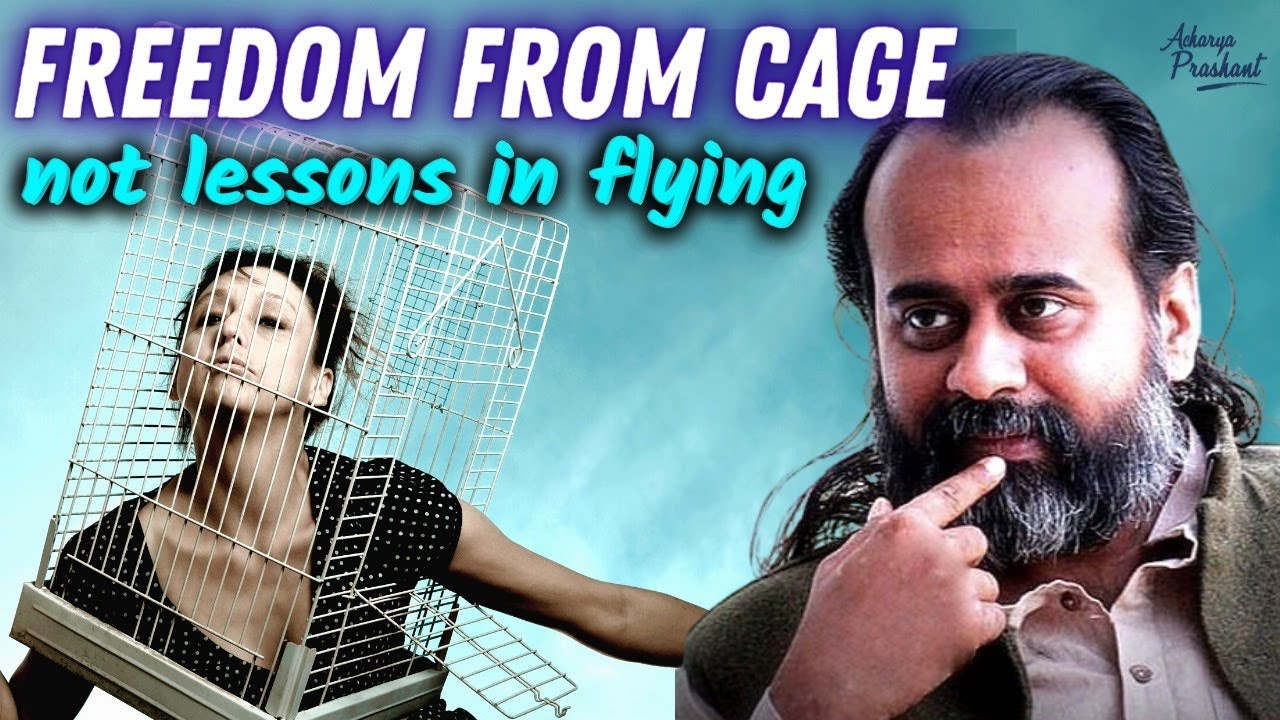 You need freedom from the cage, not lessons in flying || Acharya Prashant, on Vedanta (2021)