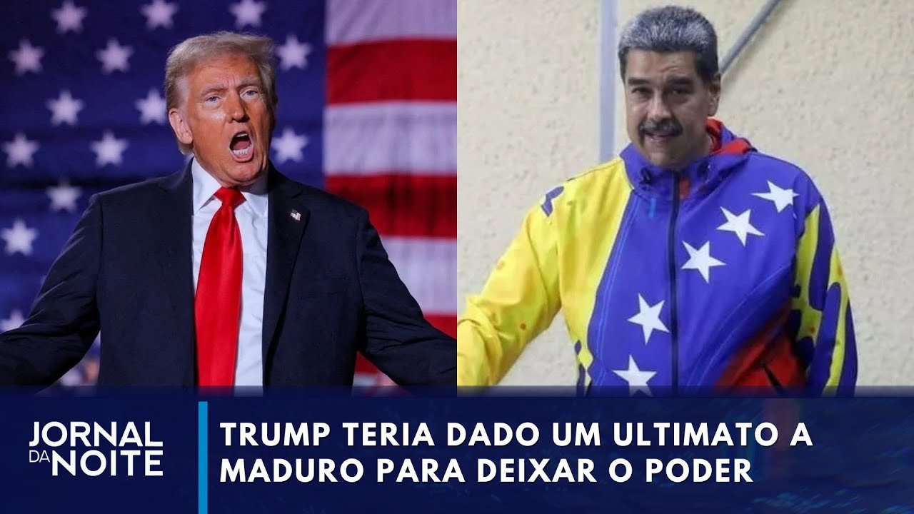 EUA x Venezuela: Trump marca reunião | Jornal da Noite