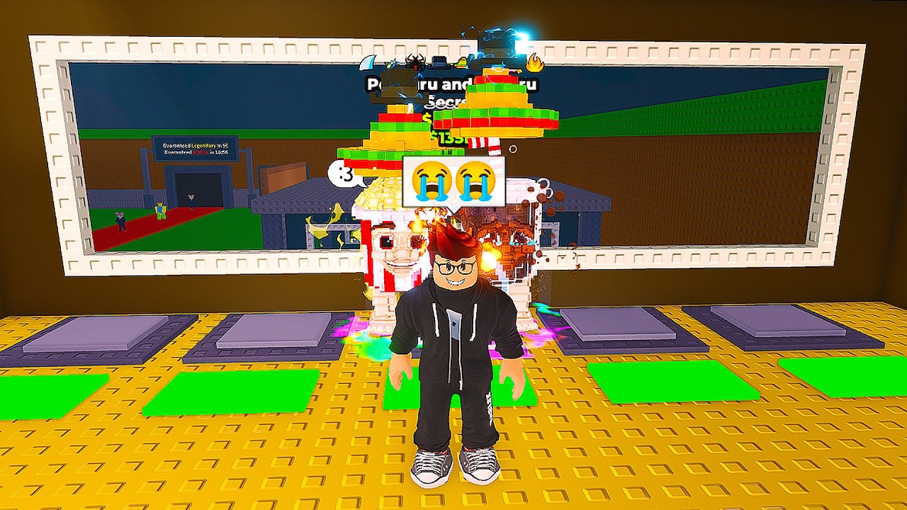 PEGUEI A PIPOCA DE PRIMEIRA NA MÁQUINA DE FUSÕES MAS NO FINAL O ROBLOX CAIU NO ROIBE UM BRAINROT 😭