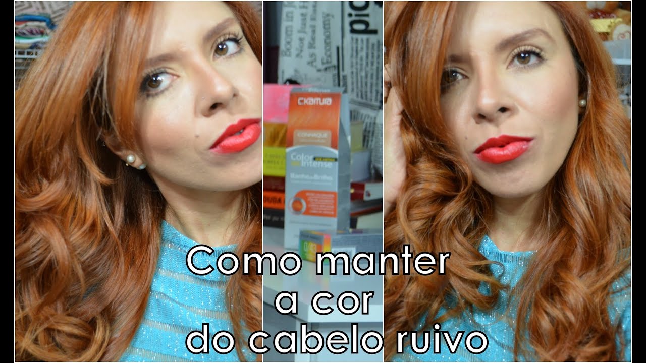 Saga Ruiva:Passo a passo como manter a cor do cabelo ruivo