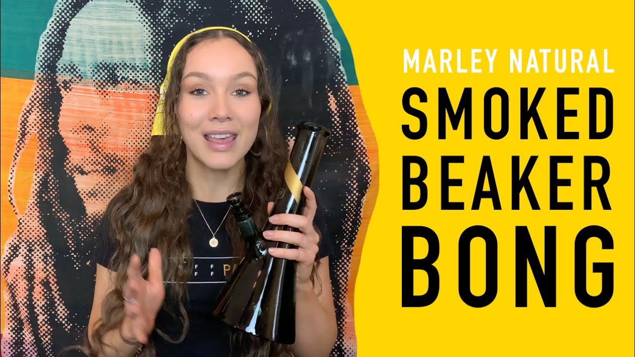 MARLEY NATURAL Smoked Beaker Bong Review | Puff Puff Palace