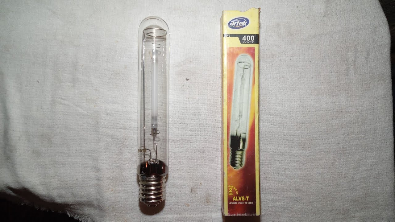 Lâmpada de vapor sódio Artek 400W/Sodium Vapor lamp Artek 400W