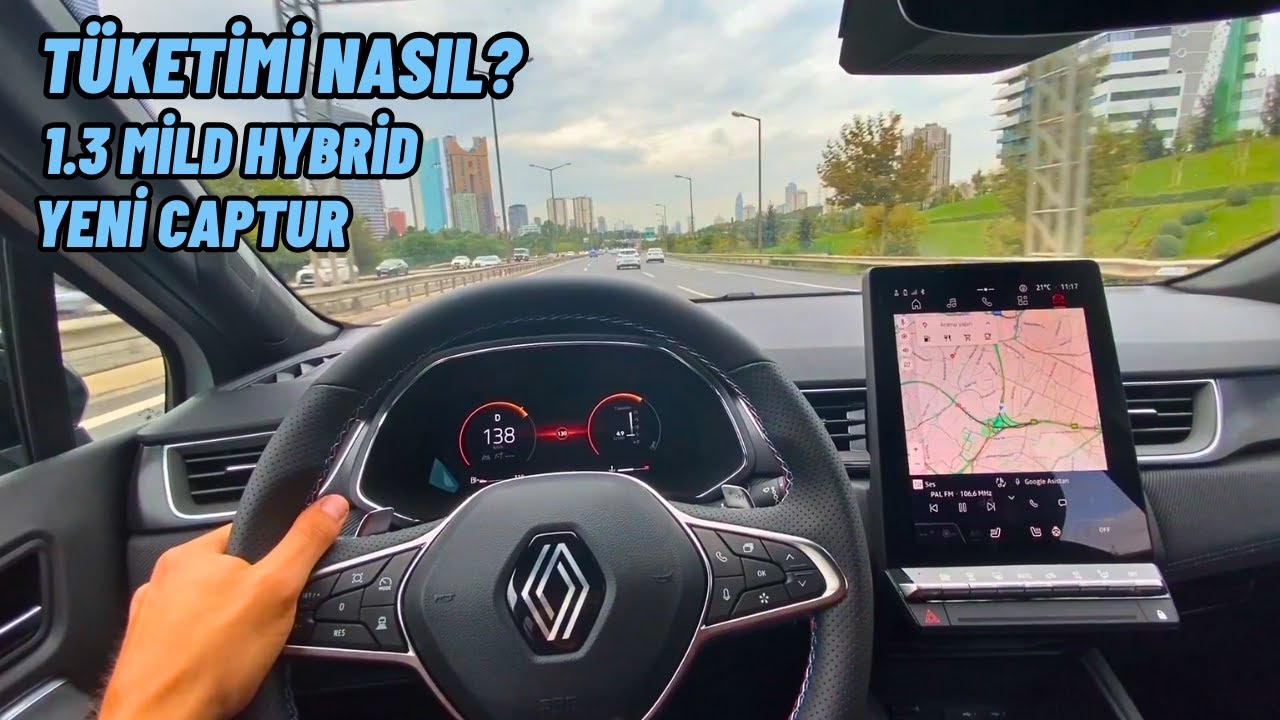 YAKIT TÜKETİMİ NASIL? 1.3 MİLD HYBRİD RENAULT CAPTUR 2024 | İSTANBUL İÇİ OTOBAN SÜRÜŞÜ