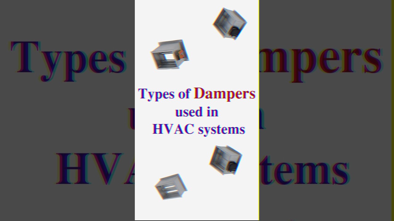 Types of HVAC Dampers Explained | Revit MEP | #hvac #revitmep #mep #dampers #ducting