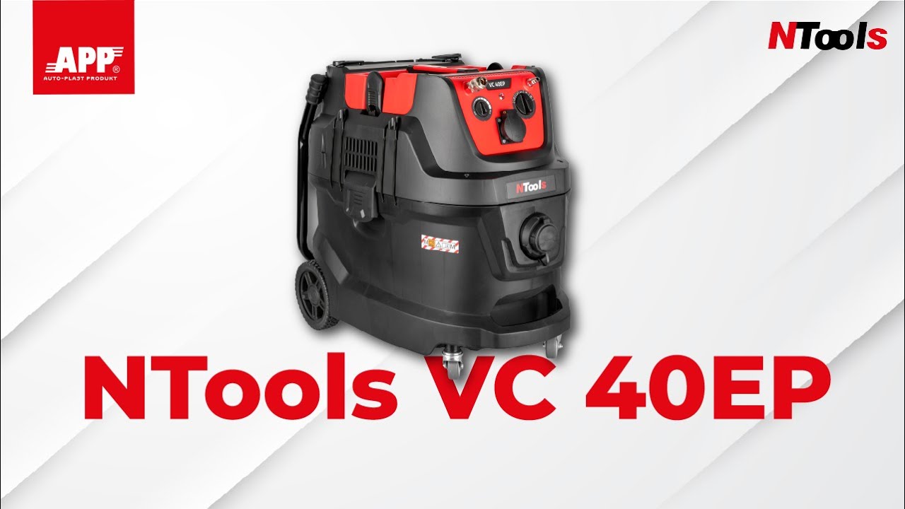 NTools VC 40EP | Odsysacz pyłów z automatem włączeniowym elektryczno-pneumatycznym