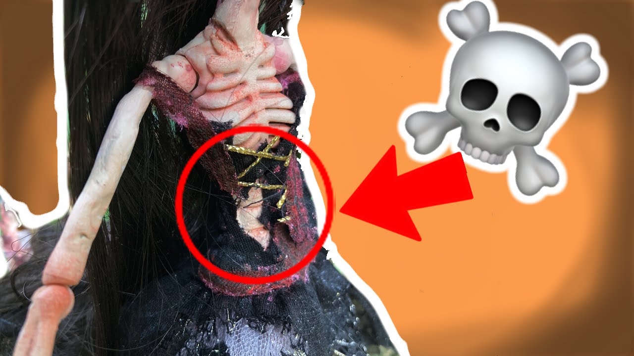 Skeleton monster! 💀 Repaint Skelita! - Custom #OOAK ArtDoll!