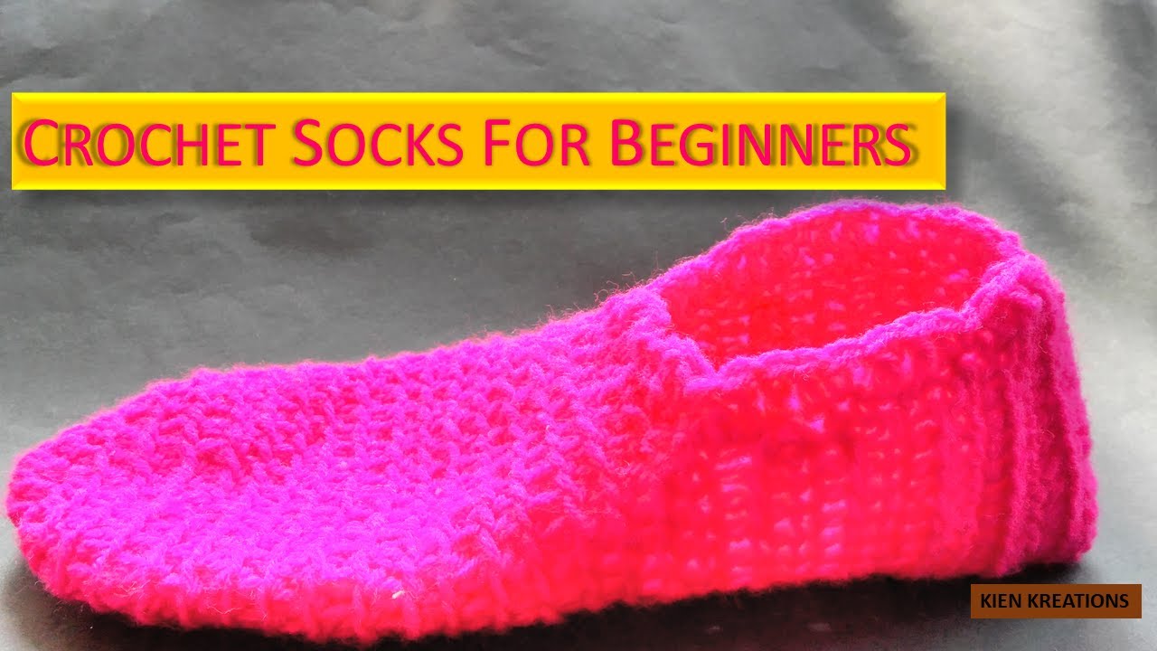 CROCHET MALAYALAM TUTORIAL - 10 - ANKLE SOCKS