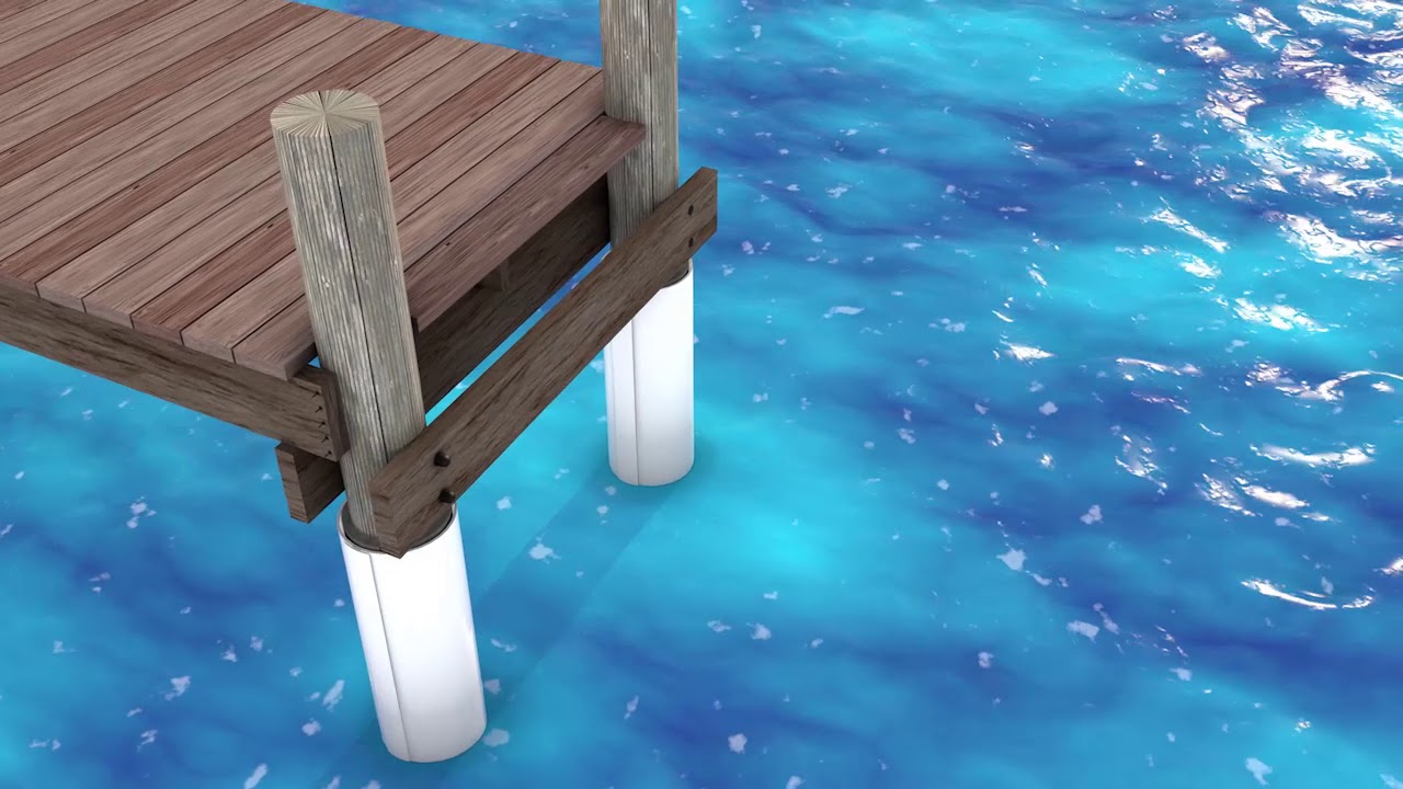 SnapJacket for Dock Piling Preservation or Repair