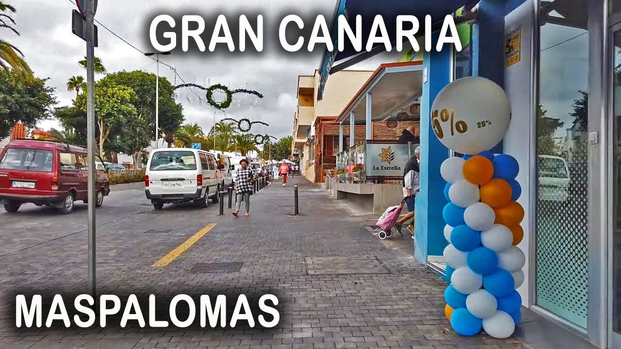GRAN CANARIA: MELONERAS, FARO DE MASPALOMAS DESDE AVENIDA DE GALDAR. VIERNES 26 NOVIEMBRE 2021