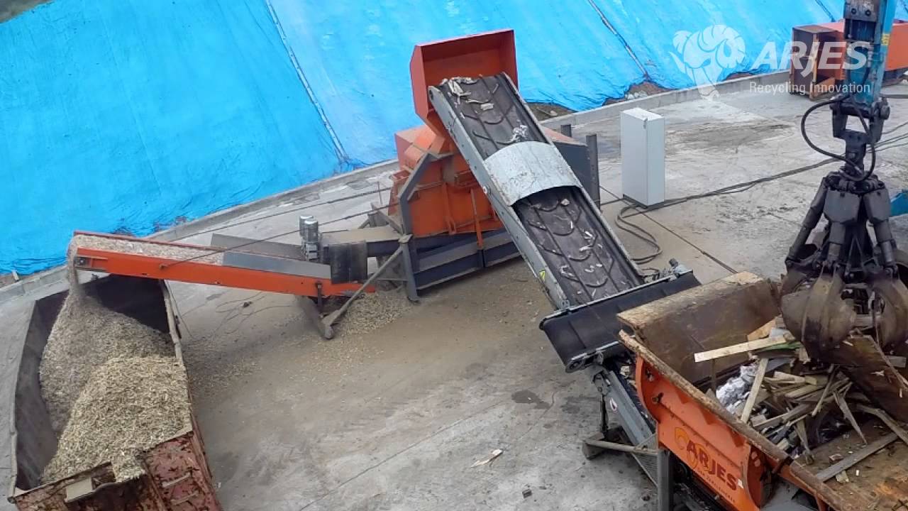 ARJES NZ 250 - Feinzerkleinerung Altholz