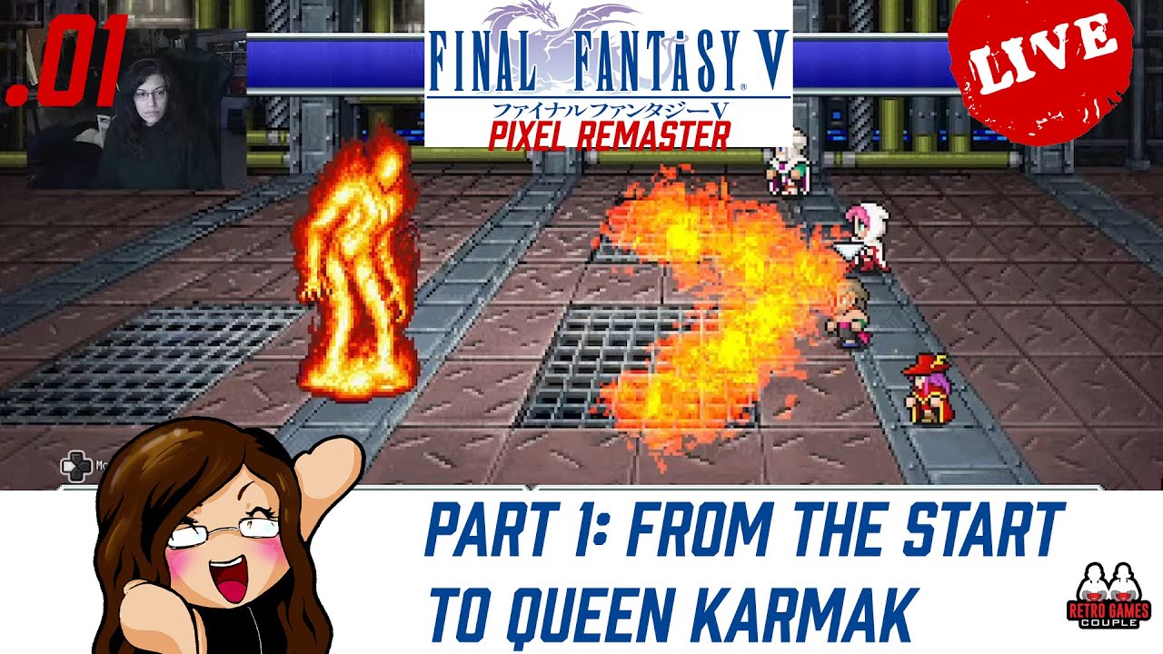 Eva's Final Fantasy V (Part.01: From start to Queen Karnak)