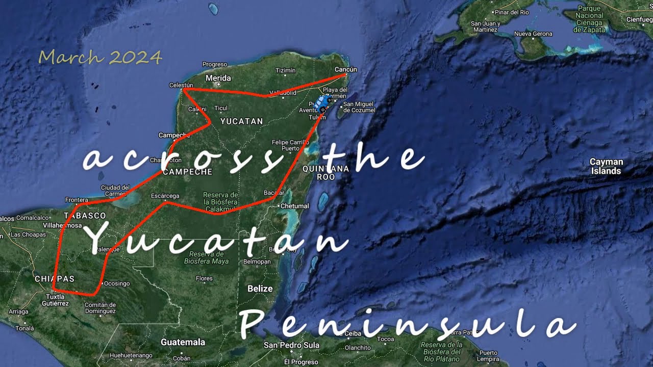 A 3000km road trip around the Yucatan Peninsula, Mexico | OurSmallPlanet.eu