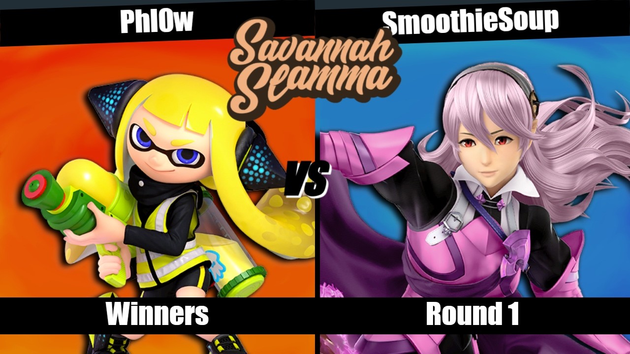 Savannah Slamma 134 WINNERS ROUND 1 - Phl0w (Inkling) vs. SmoothieSoup (Corrin)