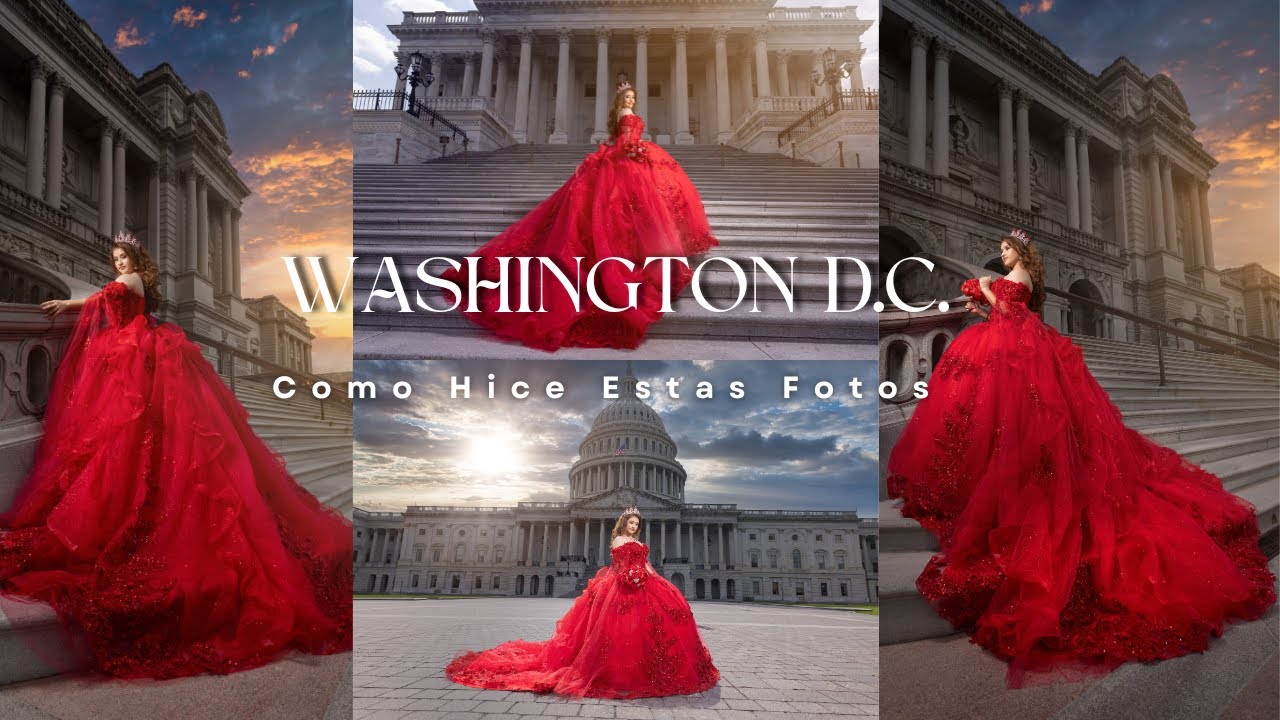 iCOMO HICE ESTA SESION DE FOTOS DE QUINCEAÑERA EN EL CAPITOLIO DE WASHINGTON DC!