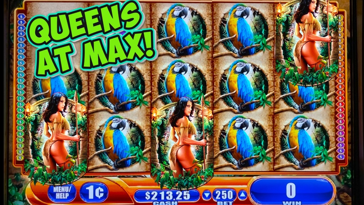 MAX BETTING ВЫИГРАЛ НЕВЕРОЯТНЫЙ БЕЗУМНЫЙ ПРИЗ в слоте Queen Of The Wild! WMS Classic MAX BET Live...