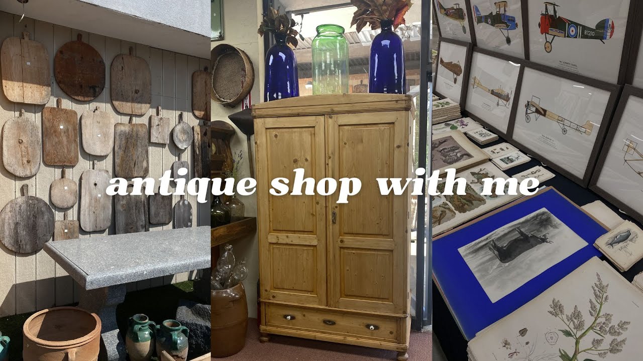 Antique shop with me - nursery and guest bedroom decor