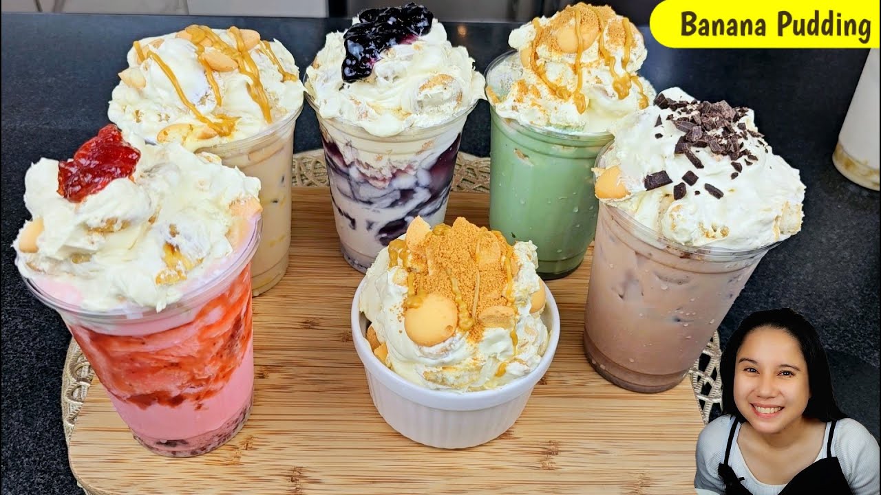 Trending Banana Pudding recipe! with Banana Pudding drinks!