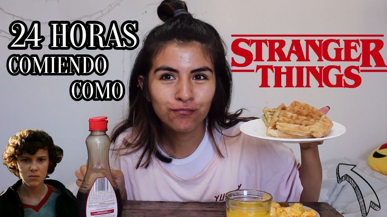 24 HORAS comiendo como STRANGER THINGS / Andrea casallas