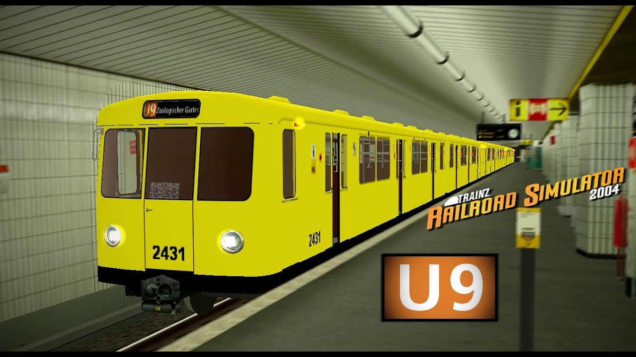 [TRS2004 U-Bahn Berlin] Eine Runde DE auf der U9...