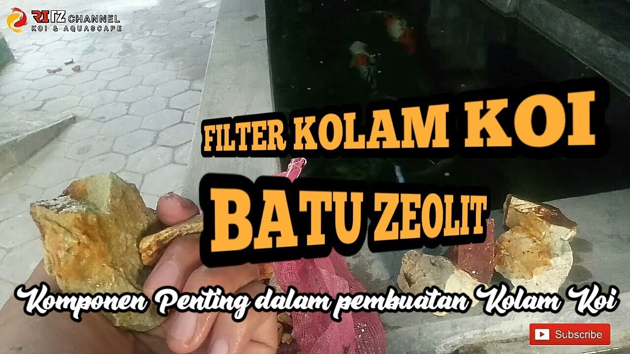 FILTER KOLAM KOI BATU ZEOLIT