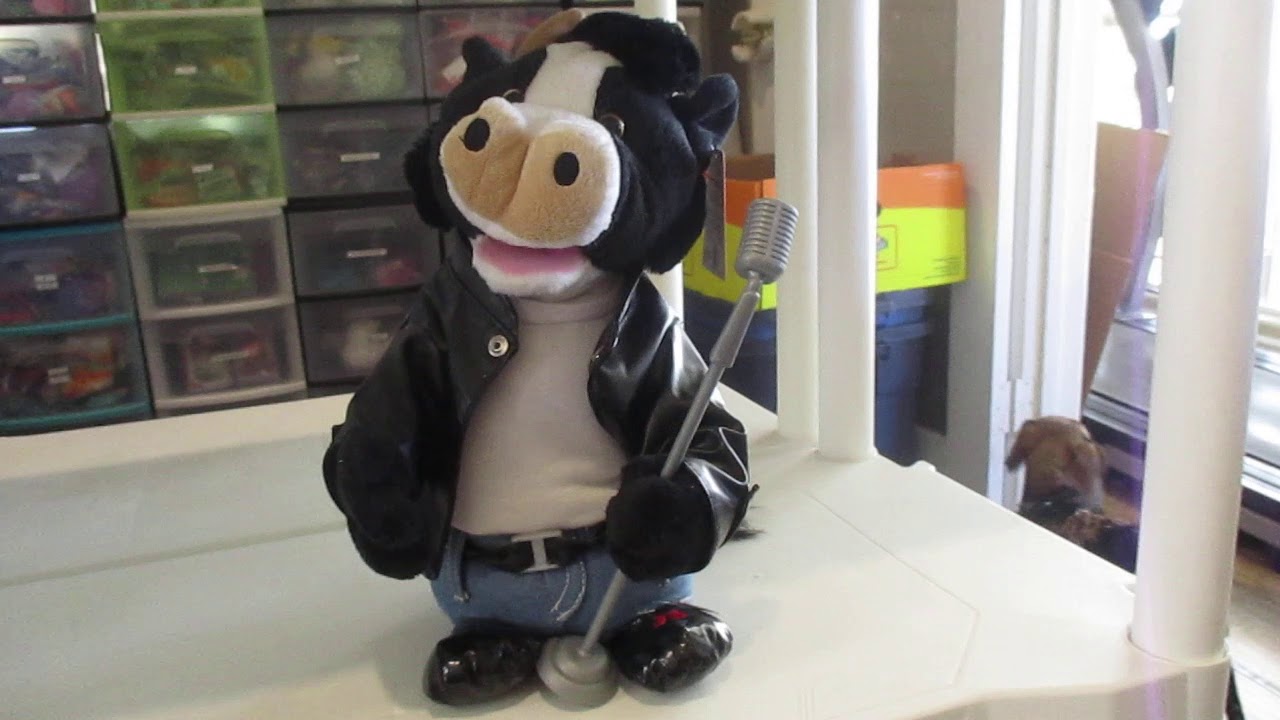 Blue Moo Cow by Cuddle Barn