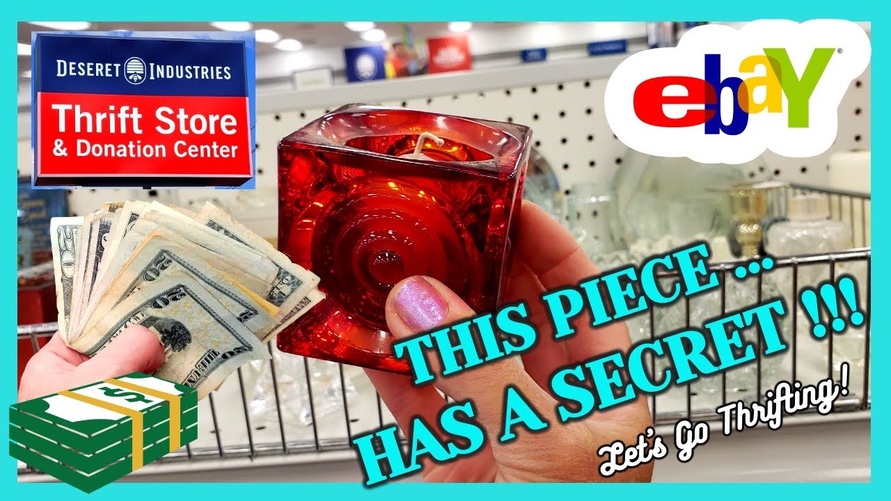 This $60 VIKING GLASS VOTIVE has a SECRET! / Thrift With Me in UTAH / BOAT on the LAKE / BUY MY HAUL