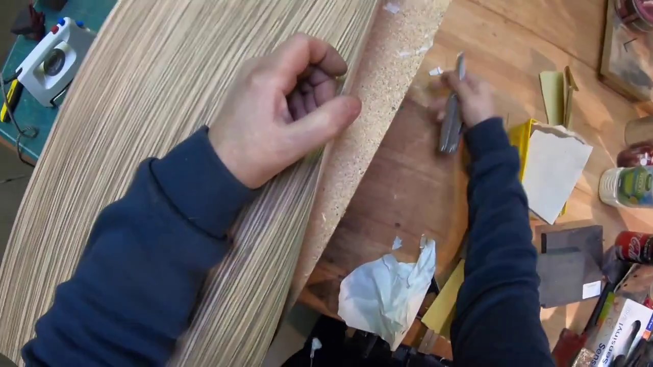 placage et decoupe  Zebrano E-Malle Part 1
