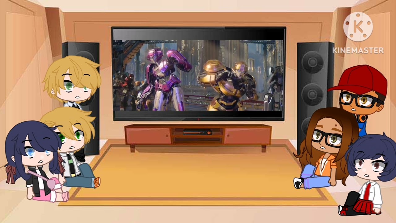 MLB/Miraculous Ladybug react to Transformers One Optimus Prime vs Megatron Final Battle