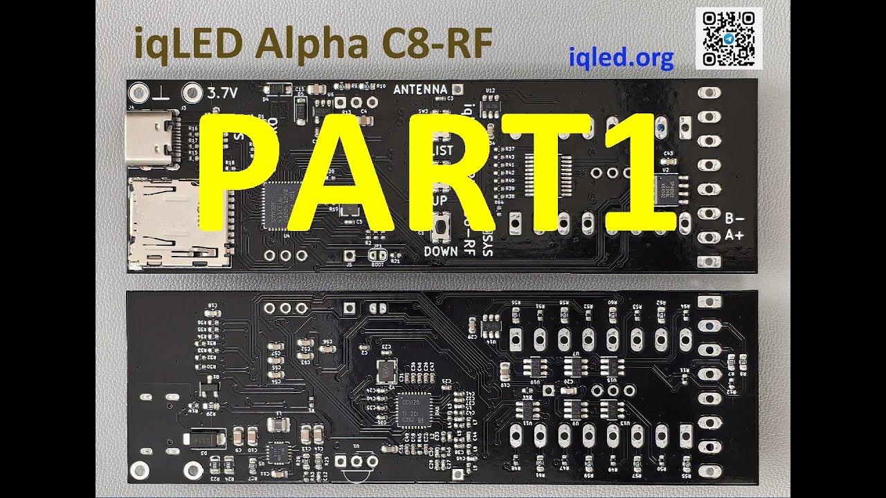 iqLED Alpha-C8 RF ЧАСТЬ 1 - Технические характеристики и цоколевка