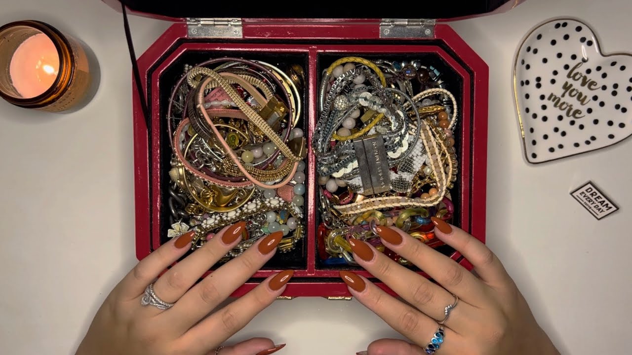 ASMR Jewelry Box Rummaging ✨❤️ (pt. 1)