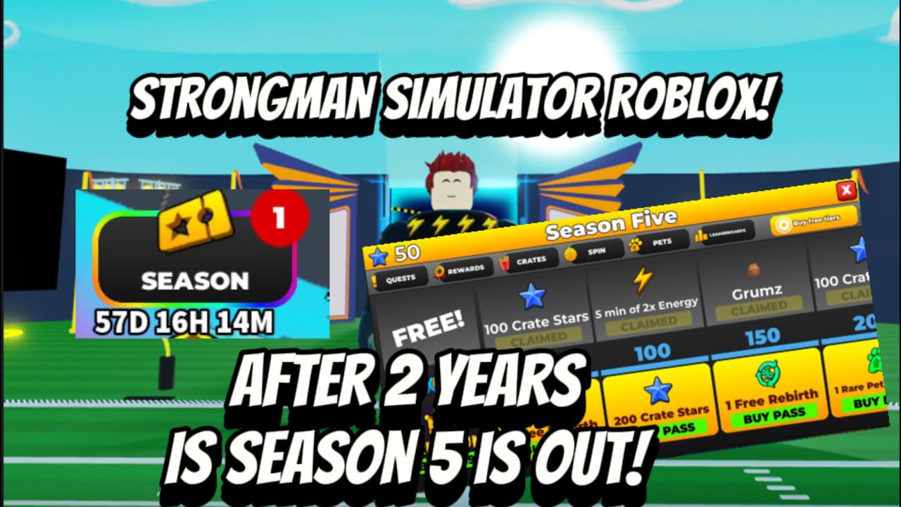 [UPDATE] Season 5 - strongman simulator Roblox