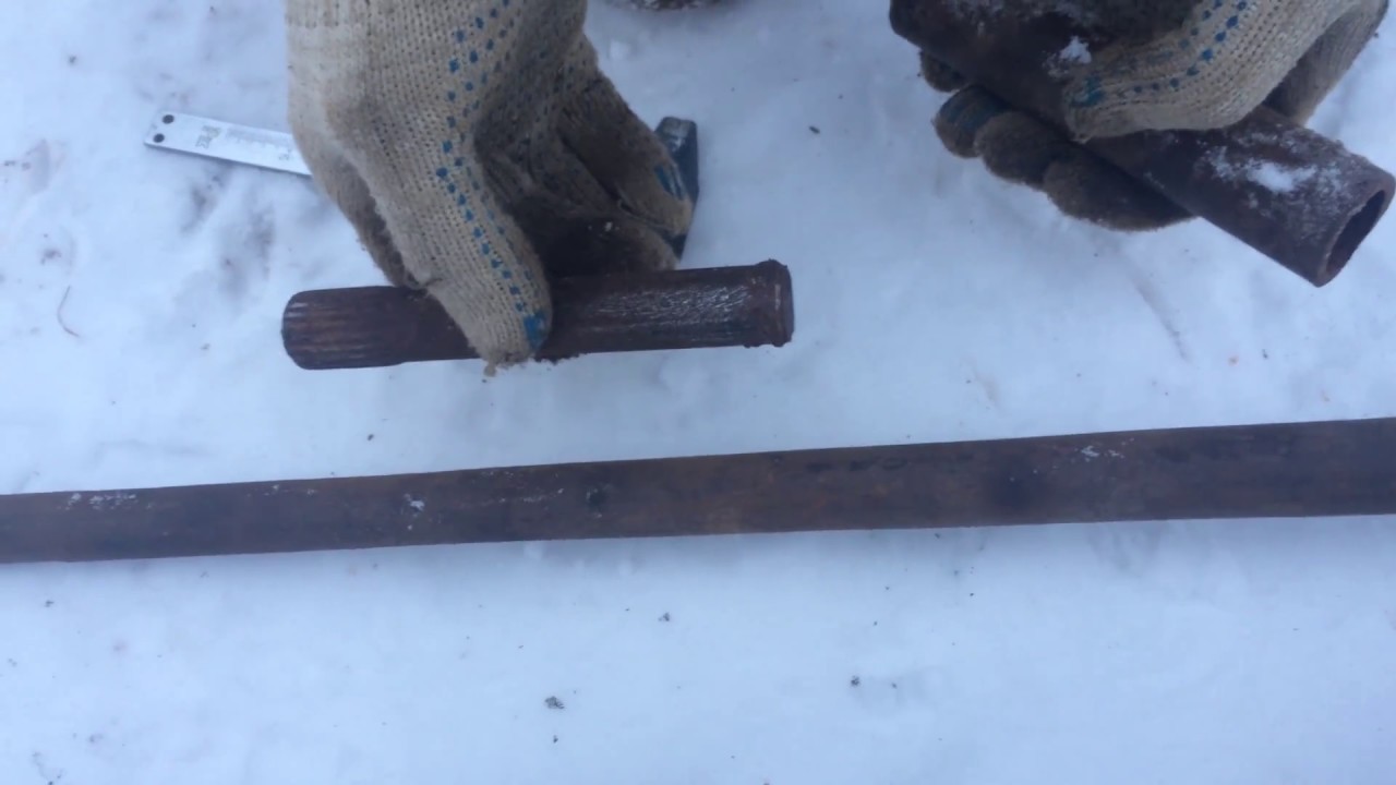Личный опыт при сварке полуоси.