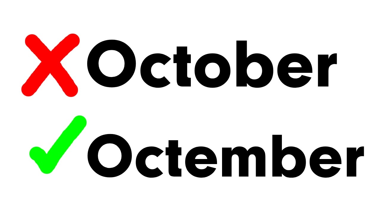 I Fixed the Names of the Months
