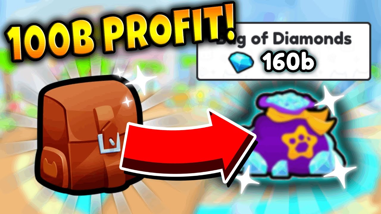 The INSANE Story Of How I Made 100 BILLION Profit Using 1 Item..- pet simulator 99