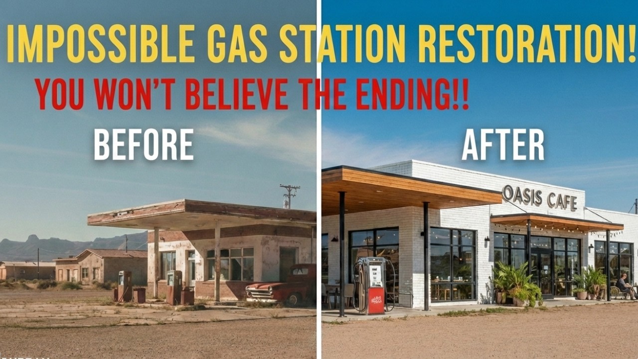 Petrol Restoration | Bringing an Abandoned Petrol Station Back to Life.