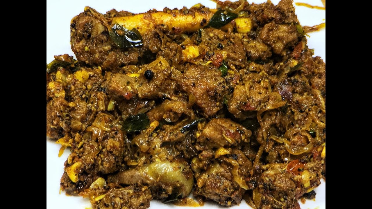 കുരുമുളകിട്ട് വരട്ടിയ മട്ടൻ 😋👌|| Mutton Pepper Dry Masala || Rcp:209