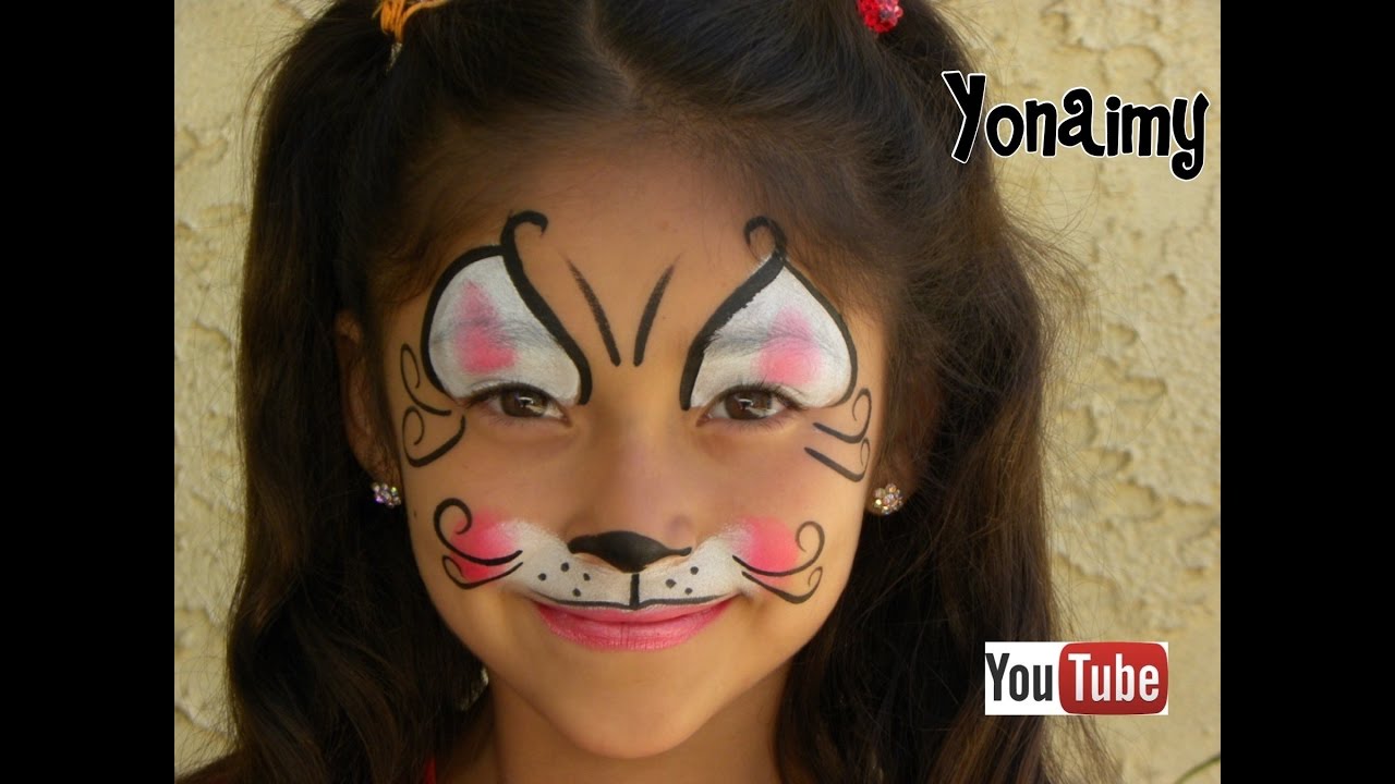 GATITA  (PINTACARITAS) .- FACEPAINTIG  KITTY CAT
